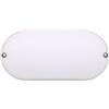 Damastoreitalia Universo Applique led da esterno a parete 15w ip65 lampada plafoniera muro giardino luce (Bianco - Rettangolare - 15W - luce calda), ES63-51