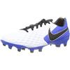 Nike Legend 8 Pro Fg, Scarpe da Calcio Unisex - Adulto, Bianco (white/black-hyper royal-mtlc silver), 41 EU