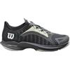 Wilson Hurakn PRO, Tennis Shoe Donna, Black/Ebony/Opal Blue, 41 1/3 EU