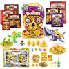 ZURU SMASHERS Smashers Dino Island Gold Treasure Hunt di ZURU - Giocattolo Interattivo a Tema Caccia al Tesoro, da Collezionare per Bambini e Ragazzi - Giant (31.6 cm), (Grey)