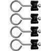 HDGSAFD 4 Viti per Trampolino, Accessori per Trampolino, Viti di Sicurezza per Trampolino, Viti circolari, Accessori per Viti per Il Fissaggio di trampolini