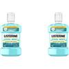 Listerine Collutorio Cool Mint Gusto Delicato, Collutorio senza alcool a base di Oli Essenziali Antibatterici e Fluoruro, Per una corretta igiene orale e un alito fresco, 1L (Confezione da 2)