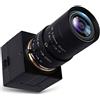 Svpro Obiettivo Varioo 5-50 mm fotocamera USB da 5 MP mini webcam HD zoom ottico 10X messa a fuoco USB con fotocamera con filtro IR per desktop USB per Windows Linux Mac Android