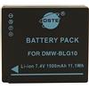 DSTE Ricambio Batteria per Panasonic DMW-BLG10 LUMIX DMC-GF3 DMC-GF5 DMC-GF6 DMC-GX7