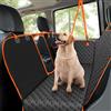 Taygeer Coprisedili Auto per Cani, Protettivo Telo Cane Auto Sedile Posteriore, Telo Macchina Cane in Modalità Amaca 145 x 136 cm Viaggiare Comodi con Gli Animali Domestici, Arancio Nero