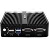 WEIDIAN Win 10 Pro Fanless Industrial Mini PC, Celeron J4125 Mini Desktop Computer with UHD Graphics, 16GB RAM DDR4 512GB SSD 2TB HDD/Dual RS232/USB3.0/HD/VGA/Dual Band WiFi/BT4.0