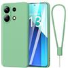 Fyriswho Cover per Xiaomi Redmi Note 13 4G Custodia + 1 Vetro Temperato, Sottile Morbida Silicone TPU Resistente Ai Graffi Protettiva Case Cover con Xiaomi Redmi Note 13 4G (6.67) - Verde