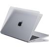 Soonjet Custodia per Macbook Air M2 13,6 Pollici M2 A2681 2022 2023, Robusta e Durevole Cover MacBook Air 13 M2, Protezione in Plastica Rigida - Opaco Trasparente