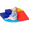 HOMCOM Set Costruzioni Morbide da 4 Pezzi, Gioco Educativo per Bambini Età 1-3 Anni per Casa e Scuola, Multicolore