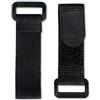 FrogJim KSE1025, 25 strisce in pile e gancio, 10 cm, con fibbia, 20 mm di larghezza, cinghia autoadesiva, fascette riutilizzabili in nylon