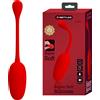 Pretty Love Knucker Super Soft Silicone Vibration Egg Red