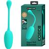 Pretty Love Knucker Super Soft Silicone Vibration Egg Aqua Green