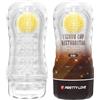 Pretty Love Stellar Vacuum Cup Stimulation Ball Masturbator Clear-Yellow