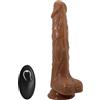 Pretty Love Beautiful Encounter Bodach Thrusting & Vibrating Dildo with Remote 20cm Brown