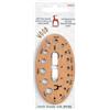 Pony Metro di Maglia in Legno Ovale 1pc