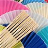 ggtg Ventagli per Matrimonio Personalizzati,ventaglio di Stoffa inciso Personalizzato,ventagli di personalità del Matrimonio, (20Pcs)