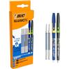 BIC Illusion – Confezione Da 12 Ricariche Blu Per Penne Cancellabili Pilot Frixion, Inchiostro Termosensibile