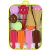 Ecoiffier Giocattoli Ecoiffier - 984 - Vassoio Gelato 100% Chef - Imitazioni di Alimenti per Bambini - 13 Pezzi - a Partire dai 18 Mesi - Made in France