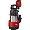 Einhell Pompa per acque scure GC-DP 9040 N di Einhell (900 W, portata di 22.000 l/h, corpi estranei Ø 40 mm, protezione da sovraccarico termico, incl. raccordo universale)