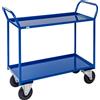 Kongamek Carrello robusto in lamiera 2 ripiani Blu KM4133-B Kongamek