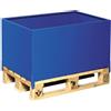 Kongamek Carrello ribalta per pallet porta fusti olio o scarti inquinanti Kongamek KM3031