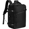 HOMIEE Zaino da Viaggio 32L Grande Zaino Easyjet 45x36x20 Zaino Porta PC 15.6 pollici con Caricatore USB Zaino Impermeabile Antifurto Unisex Viaggio Scuola Lavoro Affari, Nero