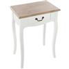 ATMOSPHERA CREATEUR D'INTERIEUR - Comodino Chrysa Bianco H65,5cm