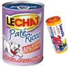 DISTRIBUZIONE 3D CIBO GATTI UMIDO IN LATTA AL GUSTO DI ORATA E PESCE BIANCO, 6 SCATOLETTE LECHAT PATE' RICCO DA 400G. MONGE CON OMAGGIO