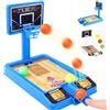 WUPENGSA Giocattoli da Basket per Bambini,Giocattolo da Gioco di Pallacanestro da Tavolo,Tabletop Basketball per Bambini,Dito Tiro Pallacanestro Desktop Gioco,Gioco di Pallacanestro per Desktop(Blu)