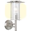 Brilliant Applique York in acciaio inox 44781/82 22 x 50 x 32 cm