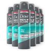 Dove Men+Care DMC, Deodorante Uomo Spray Talc Feel al profumo di Talco, 6 pezzi da 150 ml