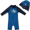 upandfast Abbigliamento da Mare a Maniche Lunghe per Neonati(Blu Marino,24-36 Mesi)