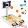 WUPENGSA Giocattoli da Basket per Bambini,Giocattolo da Gioco di Pallacanestro da Tavolo,Tabletop Basketball per Bambini,Dito Tiro Pallacanestro Desktop Gioco,Gioco di Pallacanestro per Desktop(Bianco)