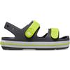 Crocs Crocband Cruiser Sand K Sgac Sandalo Slate Grey/Acidity Junior