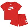 Nike Junior Club Tee & Short Set T-Shirt M/M+Short Rosso Baby Bimbo