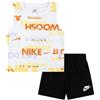 Nike Junior B Nsw Pe Aop Tank Short Set T-Shirt S/M+Short Pan/Ner Baby Bimbo