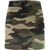 GSAEIMCT Minigonna Elastica A Vita Alta Da Donna - Gonna Corta Con Ruche Mimetica Verde Militare Gonna Da Tennis Fluida Estiva, Gonna A Trapezio Casual Per Vacanze Al Mare Gonna Svasata A Pieghe,Verde Militar