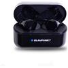 Blaupunkt TWS 30 Auricolari in-ear con True Wireless Stereo - Cuffie Bluetooth con tecnologia Touch Control, ideali per lo sport, presa perfetta, connettore USB-C con base di ricarica, nero