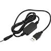 YOKIVE DC 5V a DC 12V USB Step Up Tensione Convertitore, Cavo Alimentazione con DC Jack 3,5mm x 1,35mm,Ottimo per Router,Fotocamera, Auto Guida Registratore (Nero, 9W 2A)