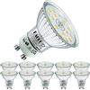 EACLL Lampadine LED GU10 4.9W Equivalente a Alogena 75W, Pacco da 10, 585LM 6000K Bianco Freddo, Faretti AC 230V senza Sfarfallio, Angolo a Fascio 120° Spot, Non Dimmerabile Lampade Riflettore