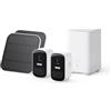 eufy Security eufyCam 2C Kit 2 telecamera wifi esterno senza fili, telecamera pannello solare, con durata della batteria di 180 giorni, 1080p HD, IP67, visione notturna, senza canone mensile