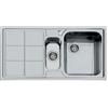 FOSTER Lavello Cucina Incasso 1 Vasca e 1/2 con Gocciolatoio Dx Larghezza 97 cm materiale Acciaio Inox finitura Spazzolato - 1363 062 S3000