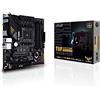 ASUS TUF GAMING B550M-PLUS, Scheda madre Gaming micro ATX AMD B550, PCIe 4.0, doppio M.2, 10 fasi di alimentazione DrMOS, 2,5Gb Lan, HDMI, DP, USB 3.2 Gen 2 Type-A e Type-C, Aura Sync RGB