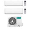 Hisense Climatizzatore Hi Comfort Dual Split 9+12 con 2AMW42U4RGC Inverter Wi-Fi R-32 Classe A++ ,