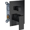 IMEX Rubinetteria IMEX - miscelatore termostatico incasso 4 vie NERO - GSM04V/NG