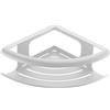 IMEX Rubinetteria IMEX - DHANU BIANCO portasapone angolare - ADH010/BL