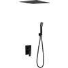 IMEX Rubinetteria IMEX- VOLGA NERO set doccia - GET015NG