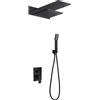 IMEX Rubinetteria IMEX- RODAS NERO set doccia - GTR049NG