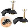 mimzemamz T Track Morsetto, 2 Pezzi M8 Morsetti T-Track per Legno, T-Track Hold Down Clamp Per la lavorazione del Legno Piastre di Fissaggio Stabile e Flessibile Morsetto di Fissaggio per T-Slot Utensili