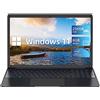 SGIN Laptop 15.6 8GB RAM 256GB SSD Windows 11 Notebook Celeron Quad-Core Up to 2.8GHz 1366x768 2.4/5.0G WiFi 7000mAh Bluetooth 4.2
